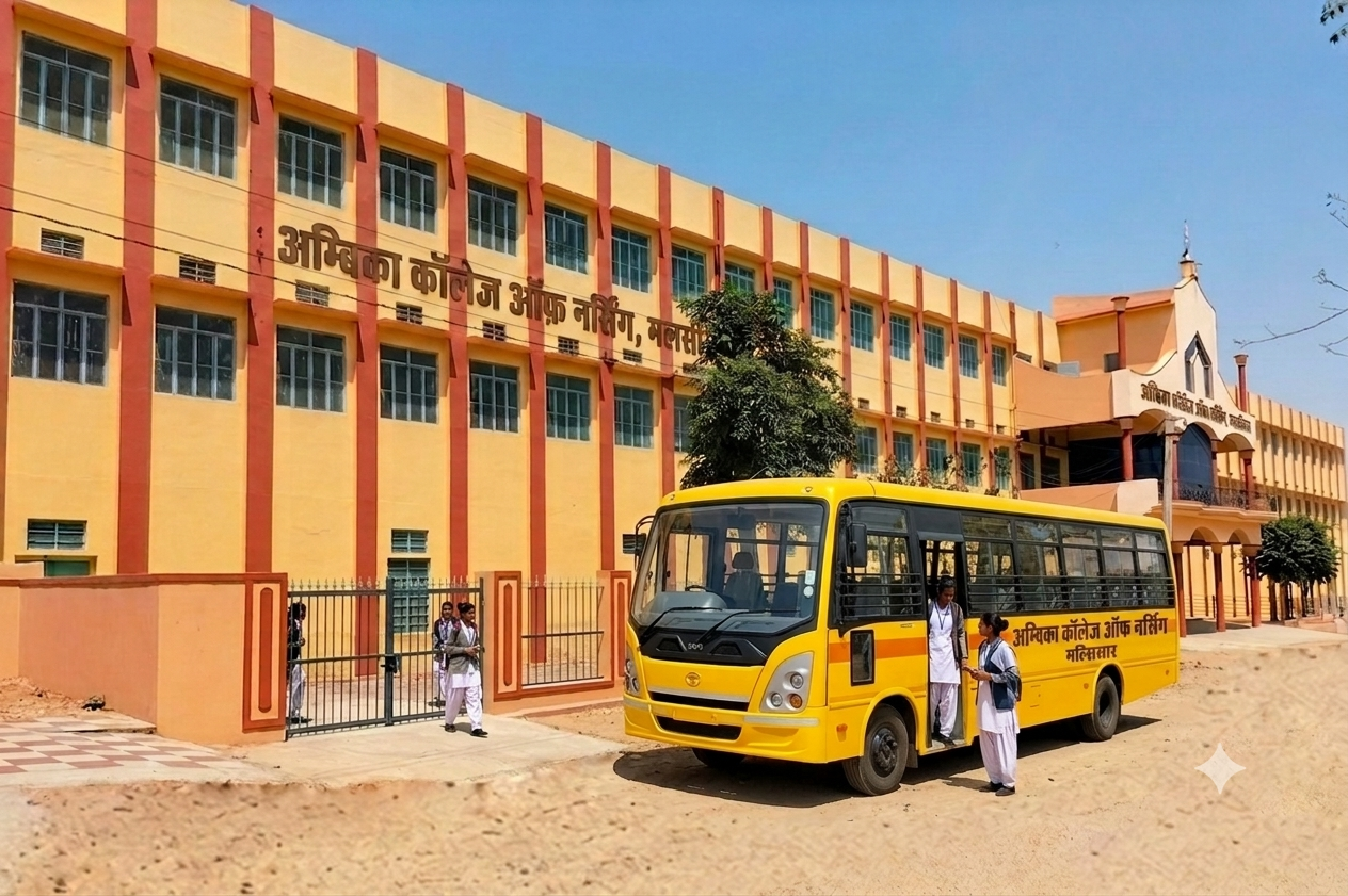 Bus Stand near Institution